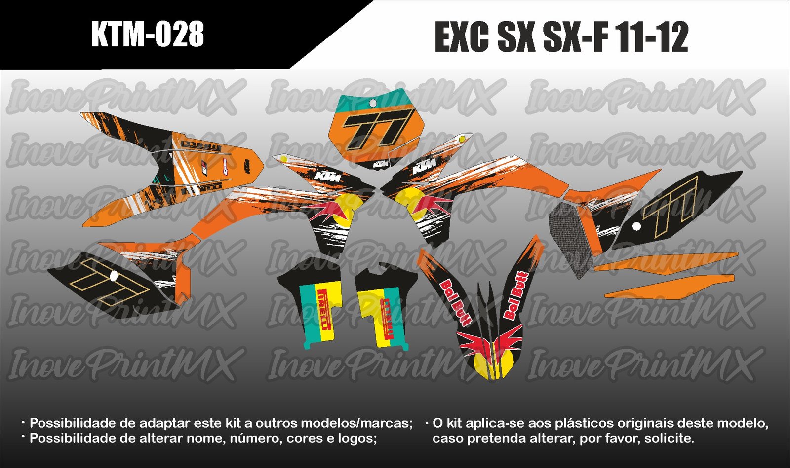 KTM EXC SX SX-F 11 - 12
