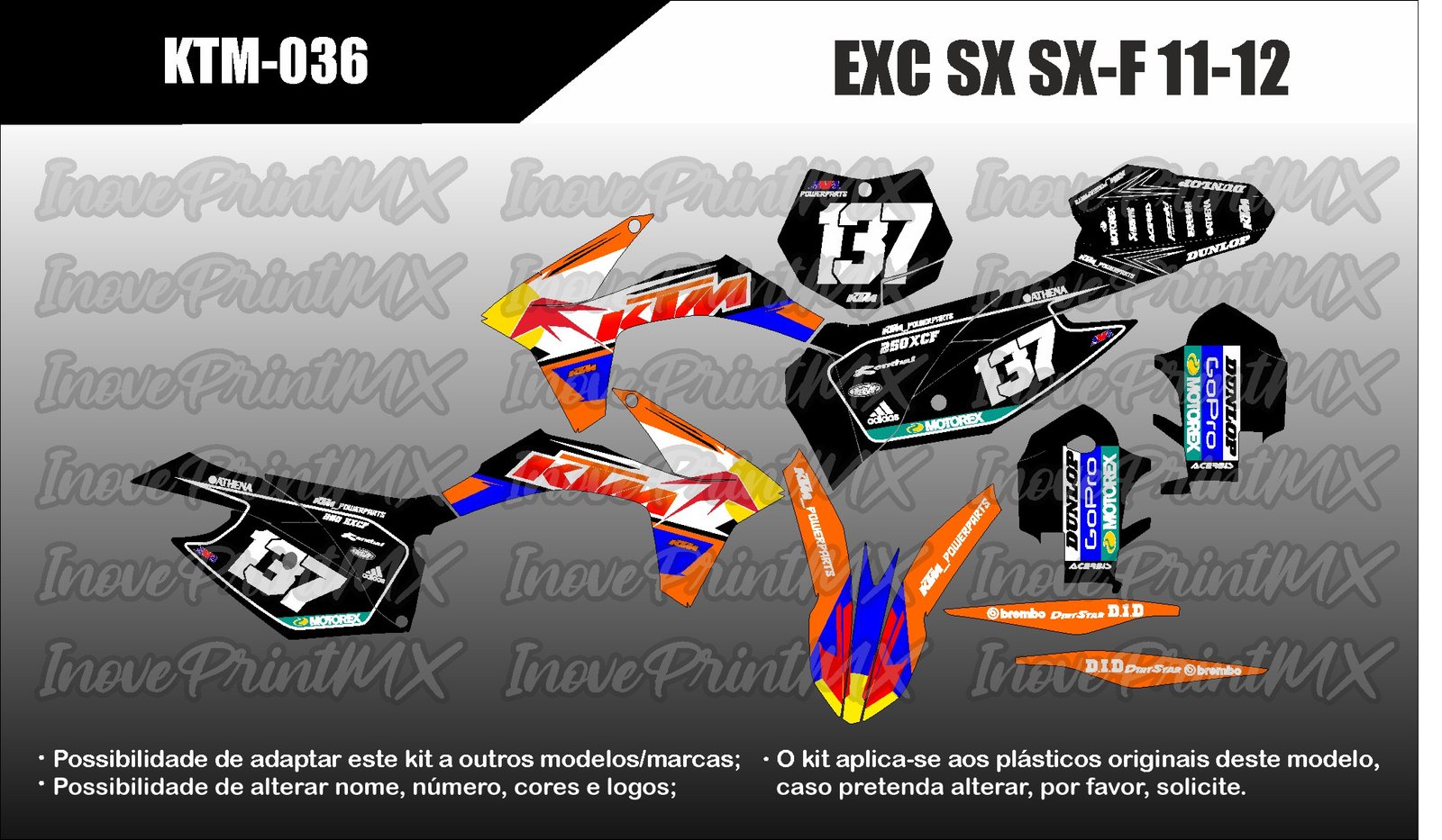KTM EXC SX SX-F 11 - 12