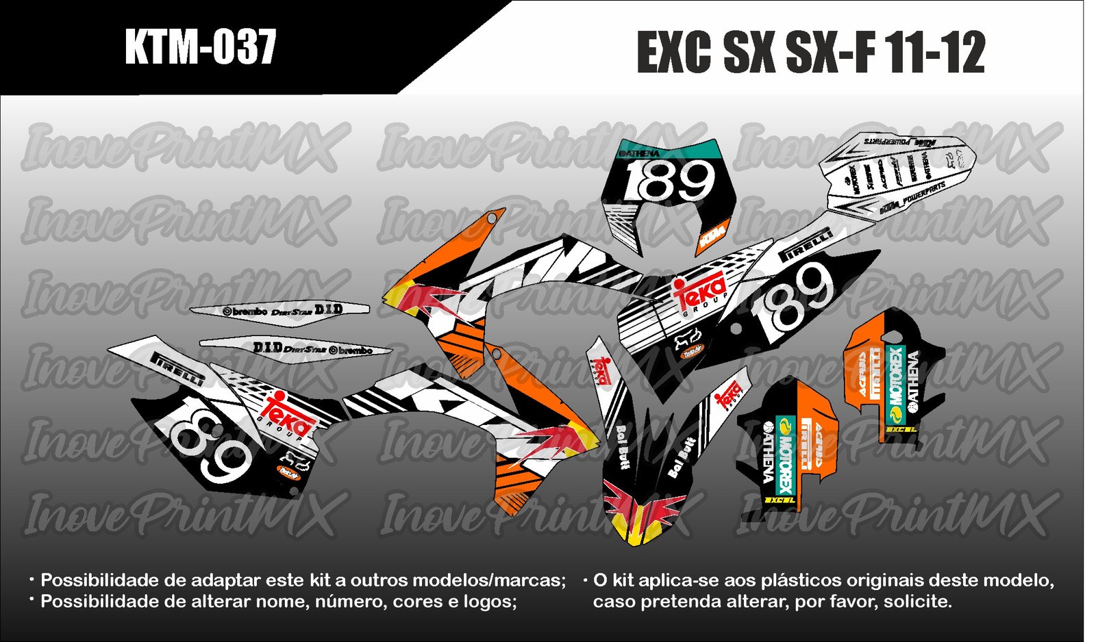 KTM EXC SX SX-F 11 - 12