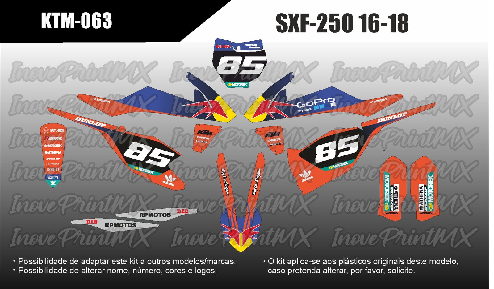 KTM EXC SX SX-F 16 - 18