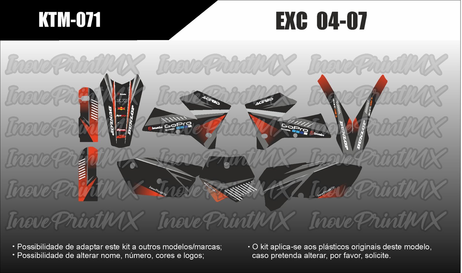 KTM EXC SX SX-F 04 - 07