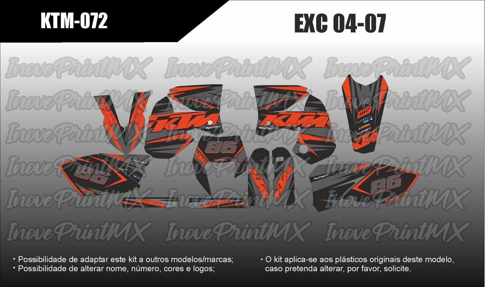 KTM EXC SX SX-F 04 - 07