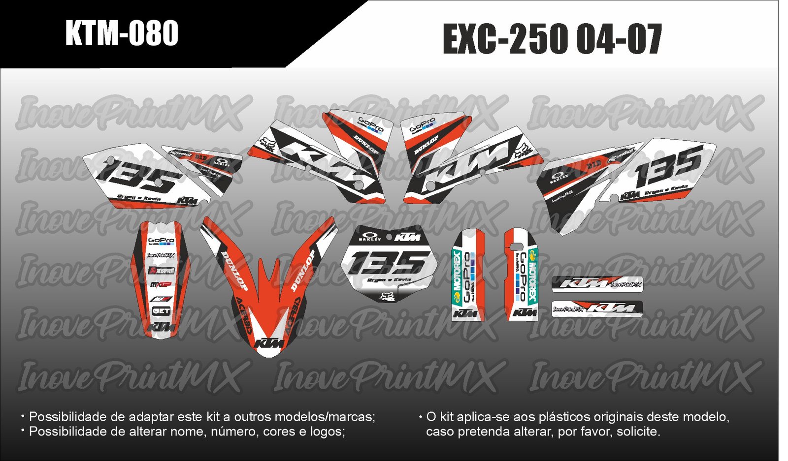KTM EXC SX SX-F 04 - 07