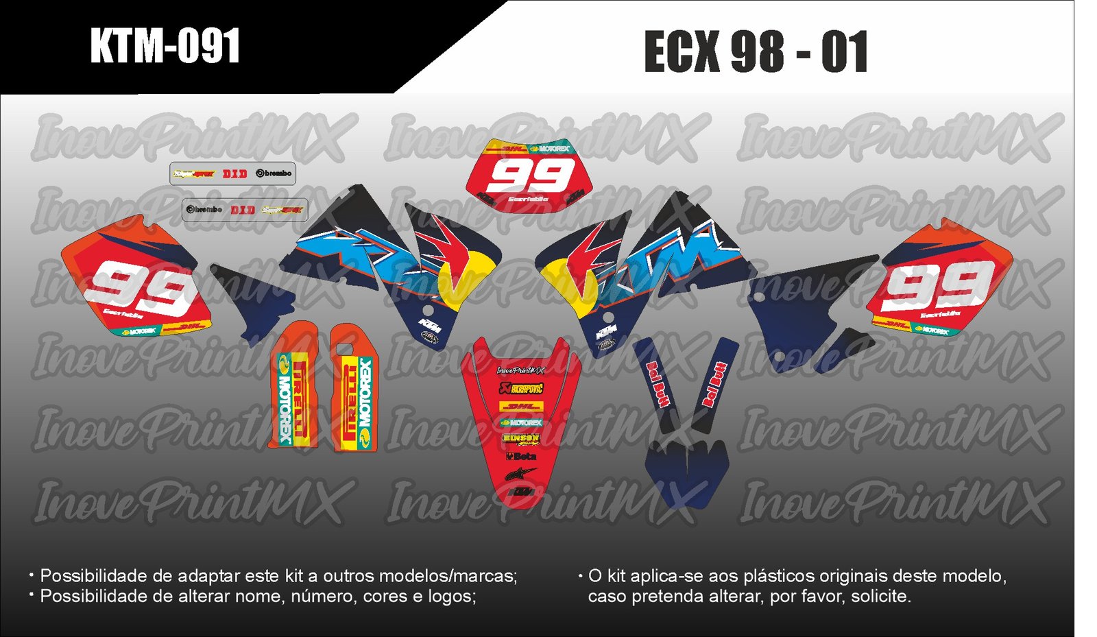 KTM EXC SX 98 - 01
