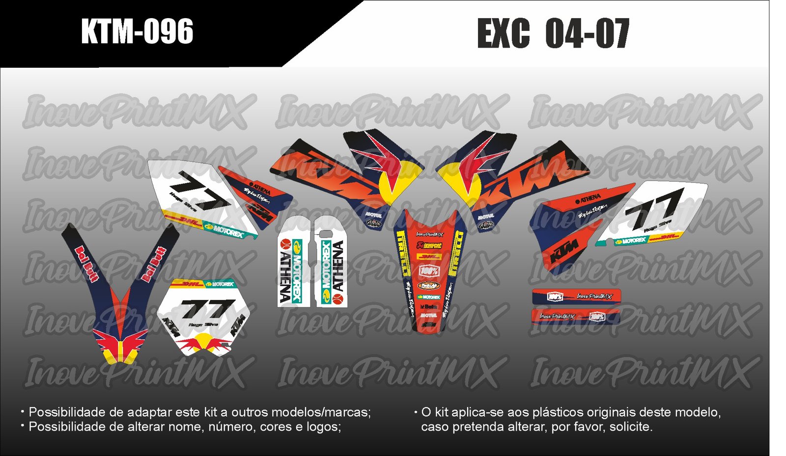 KTM EXC SX 04 - 07