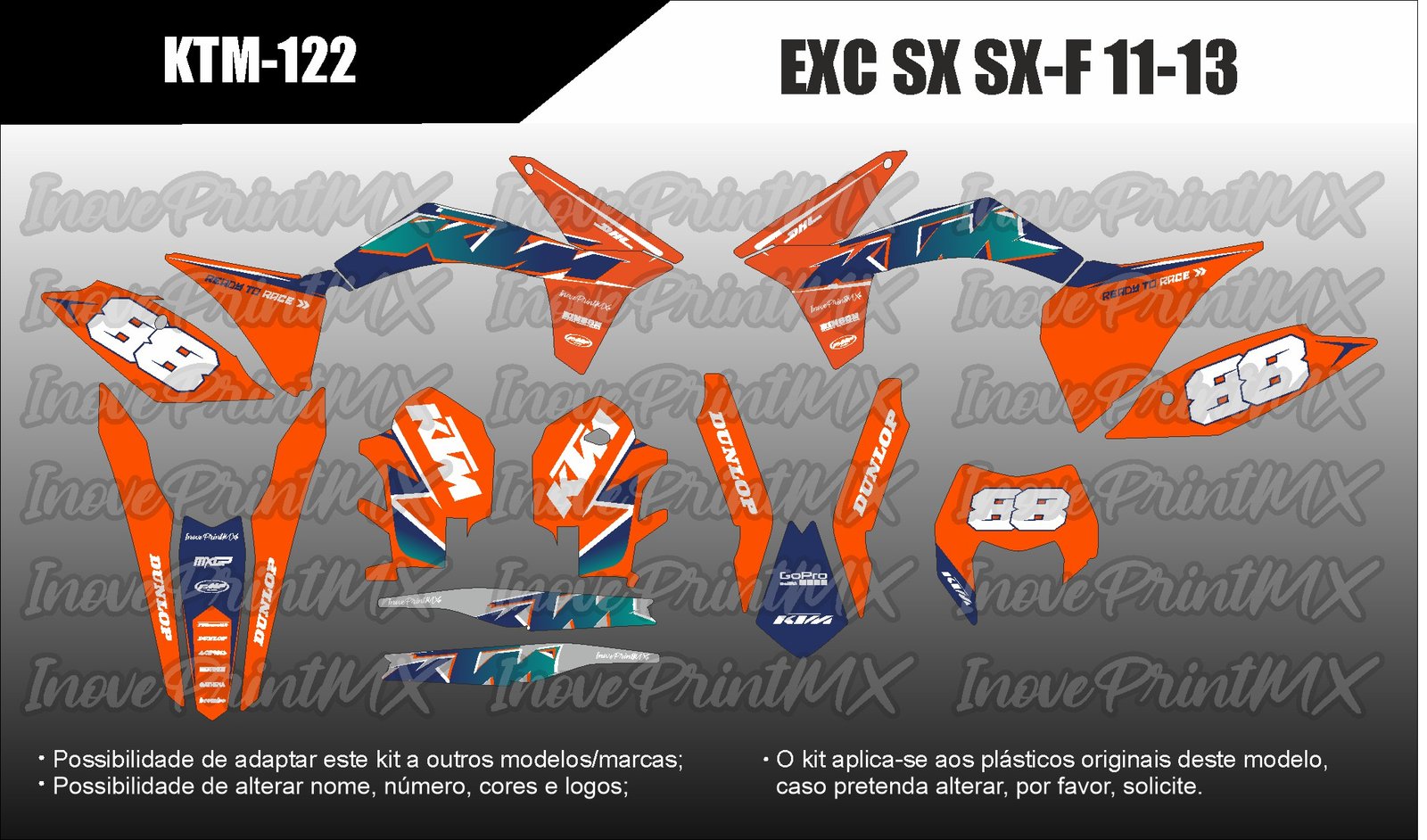 KTM EXC EXC-F SX SX-F 11 - 13
