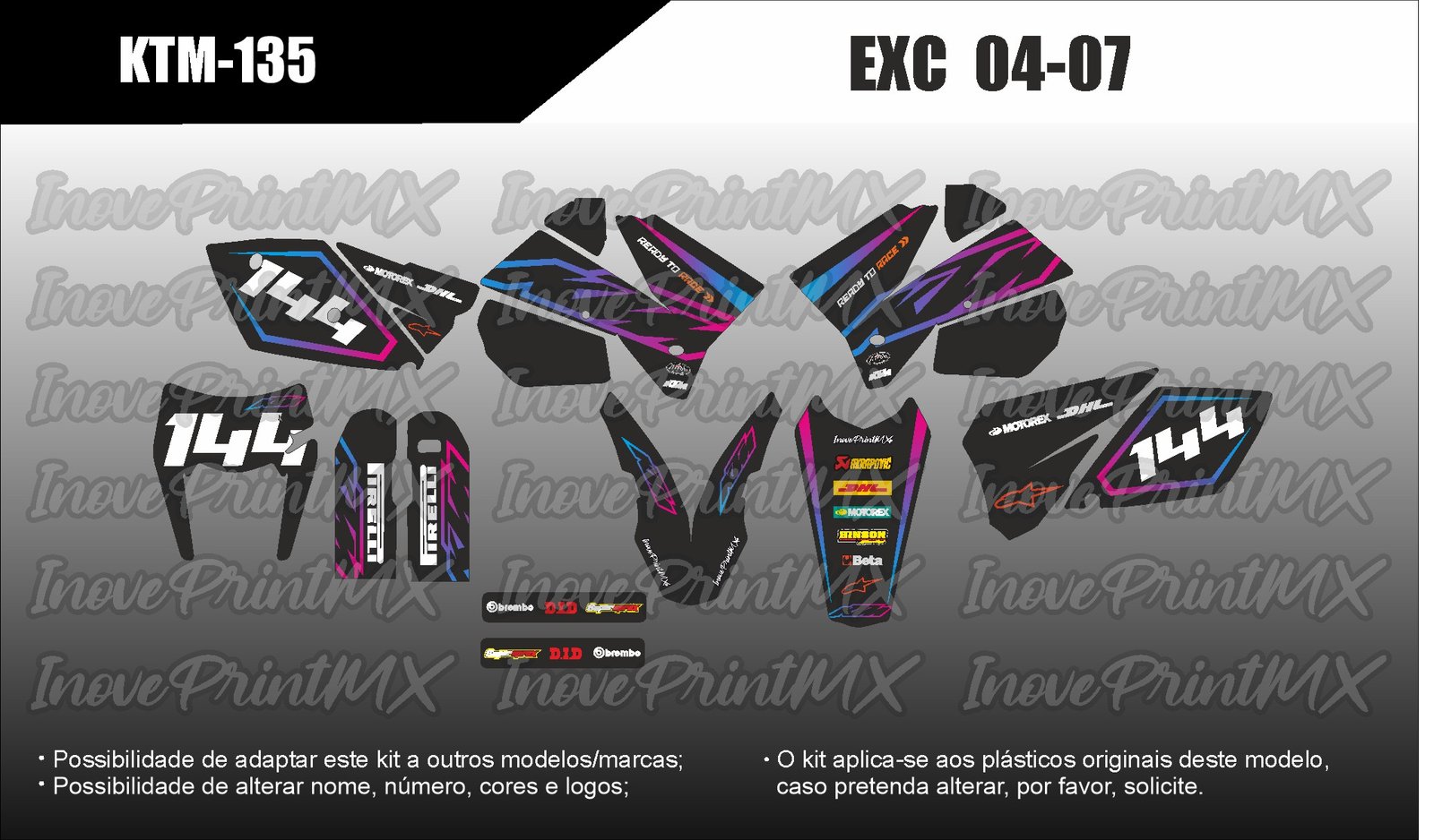 KTM EXC 04 - 07