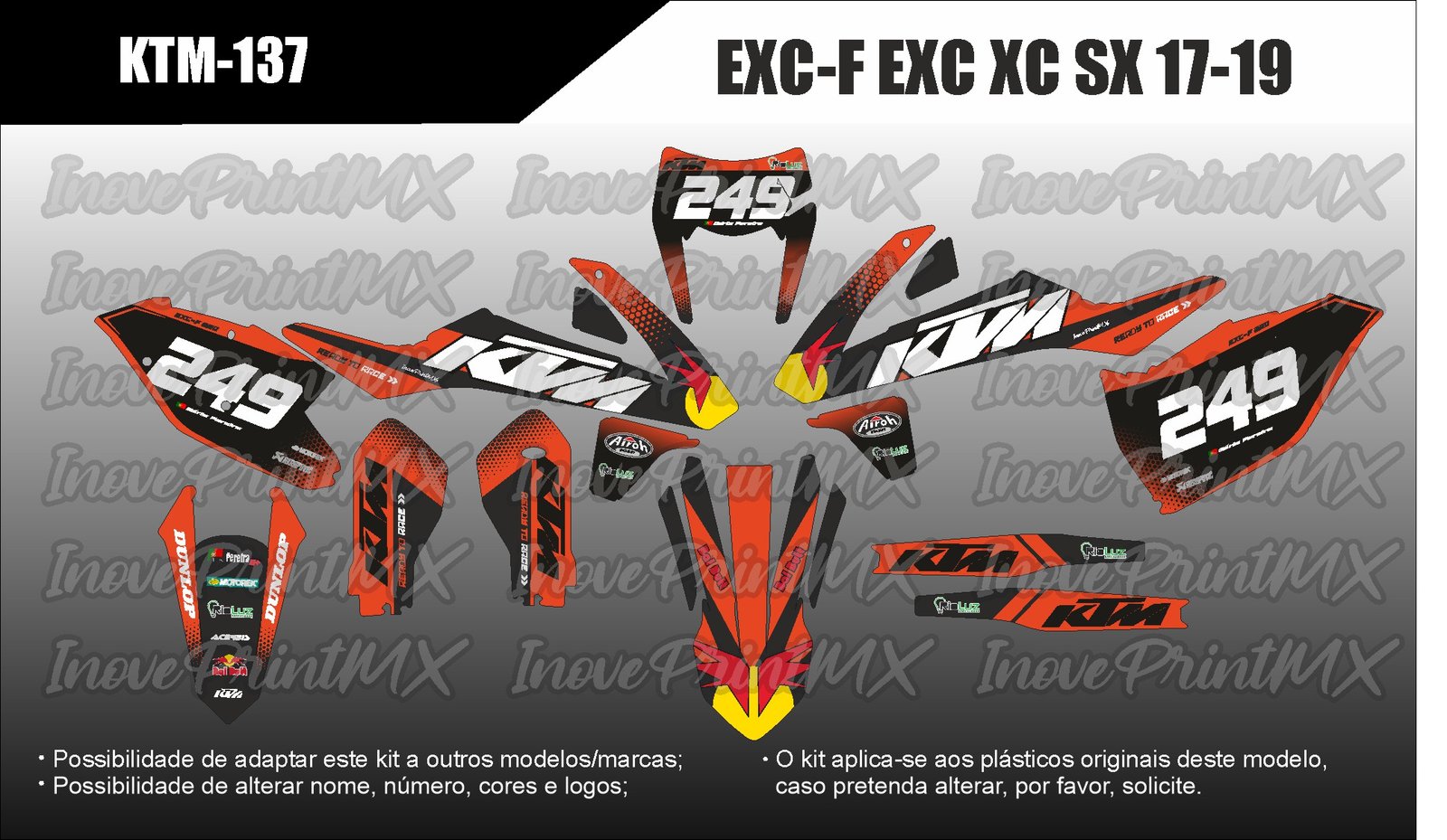 KTM EXC EXC-F SX SX-F 17 - 19