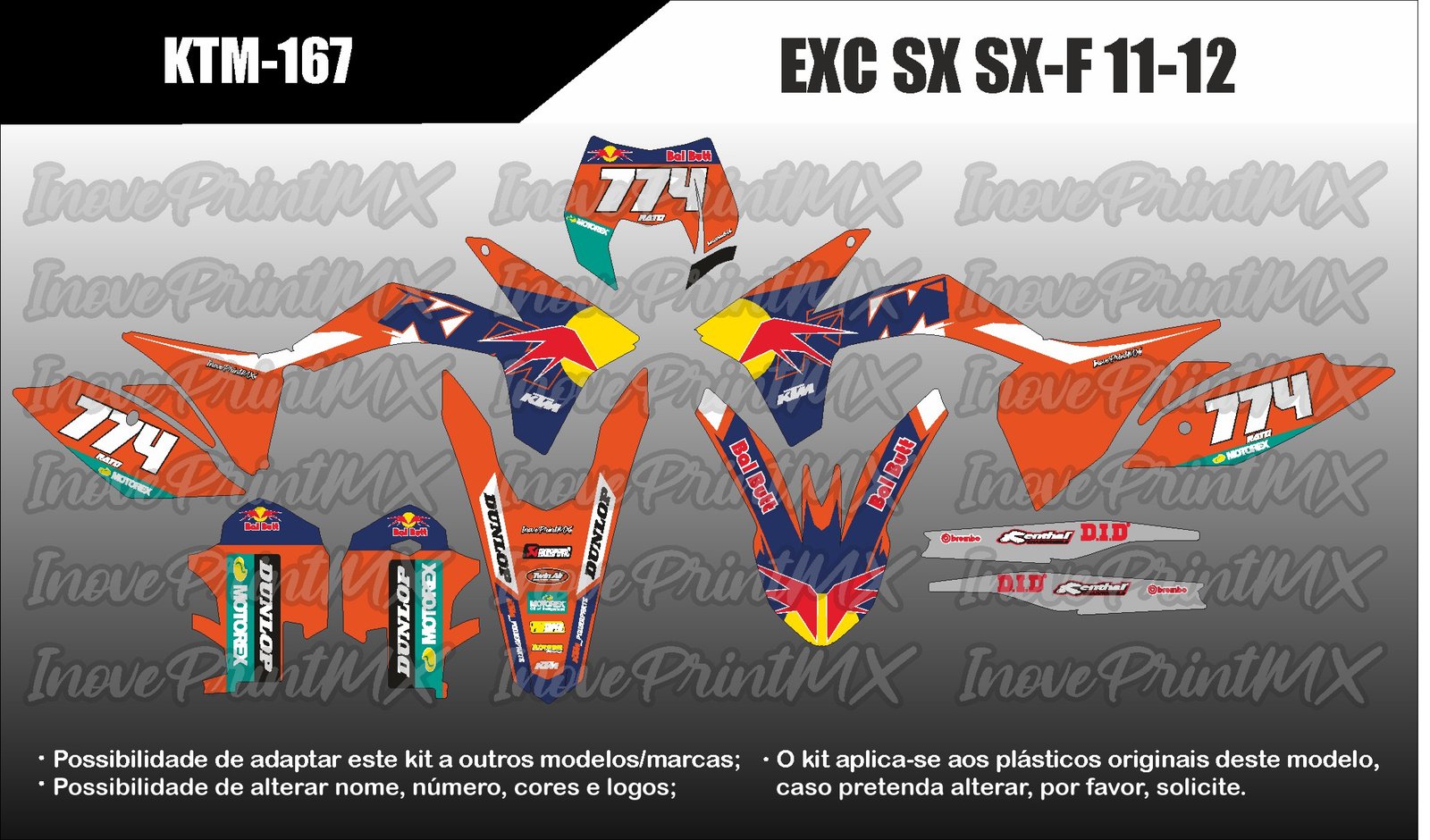 KTM EXC SX SX-F 11 - 12