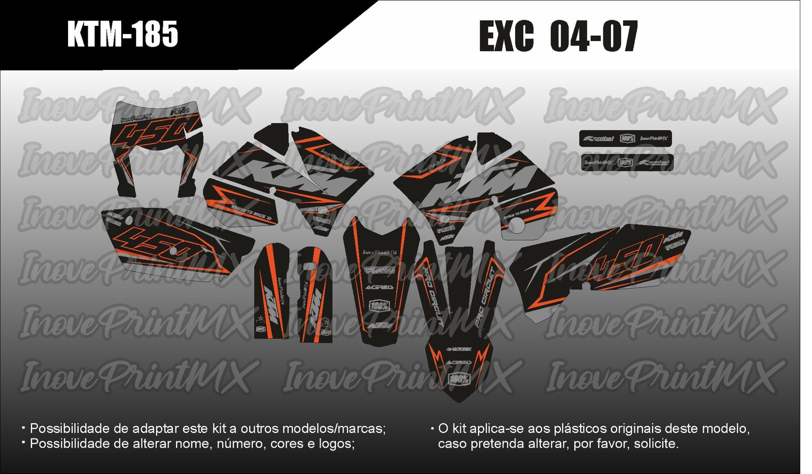 KTM EXC SX 04 - 07