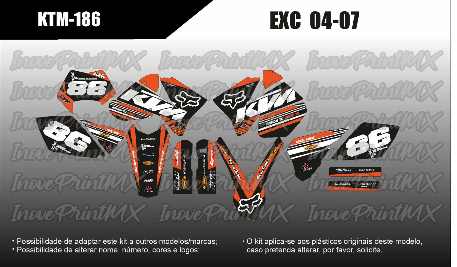 KTM EXC SX 04 - 07