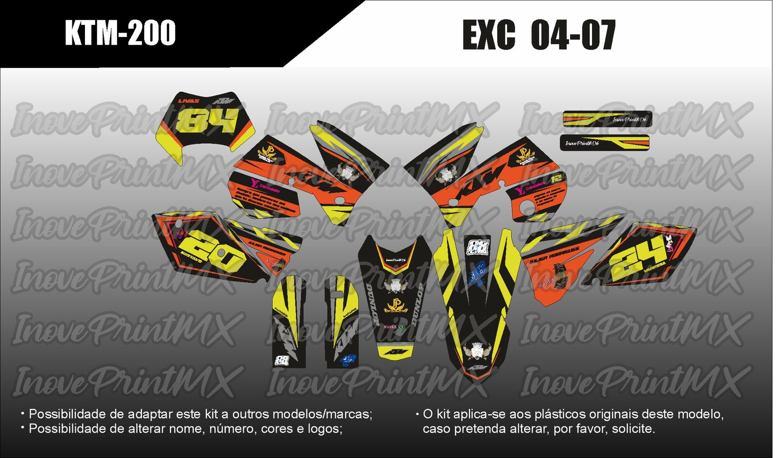 KTM EXC SX 04 - 07