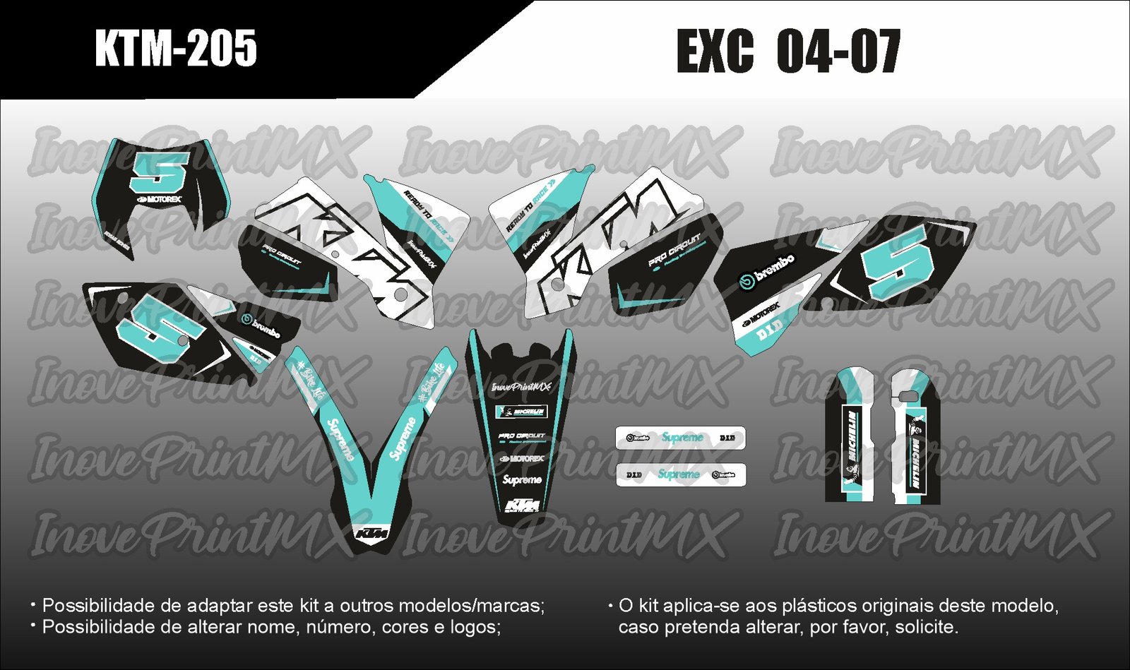 KTM EXC SX 04 - 07