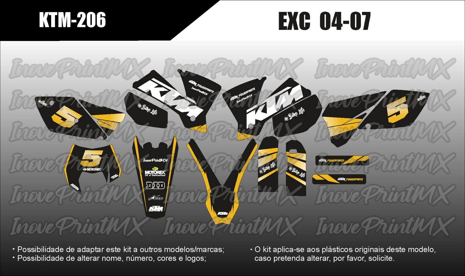 KTM EXC SX 04 - 07