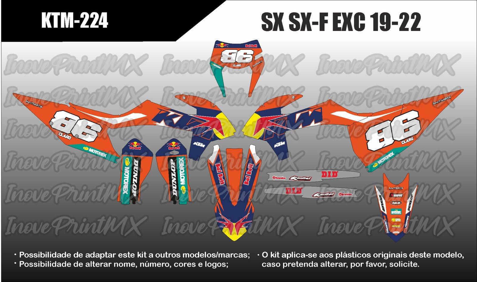 KTM EXC SX SX-F 19 - 22