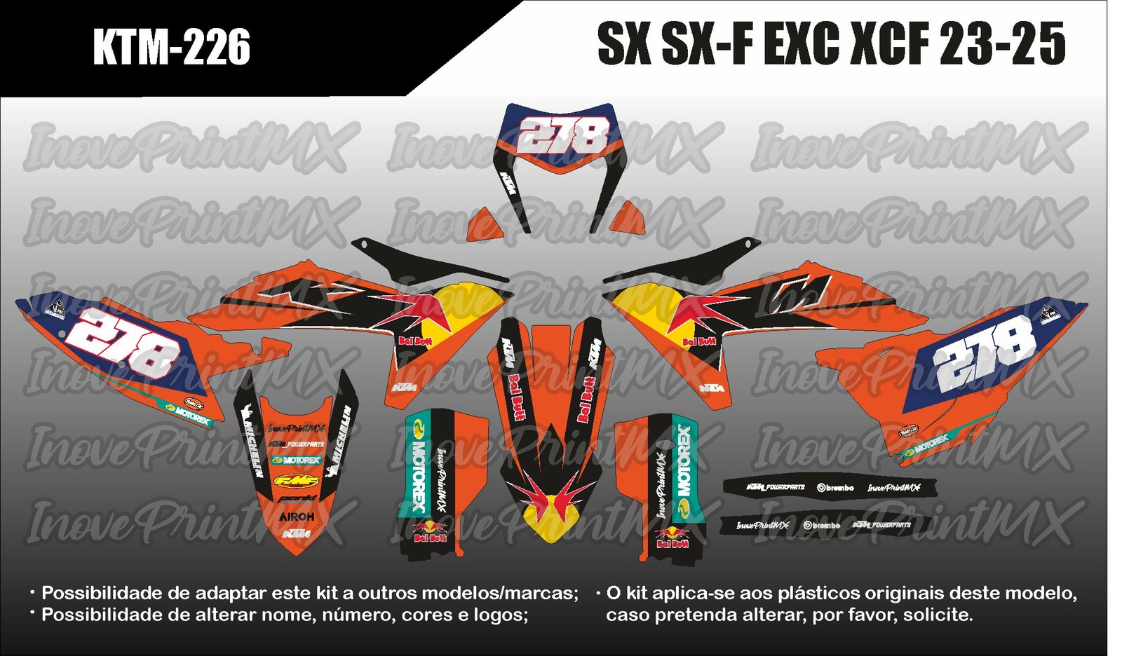KTM EXC SX SX-F 23 - 25