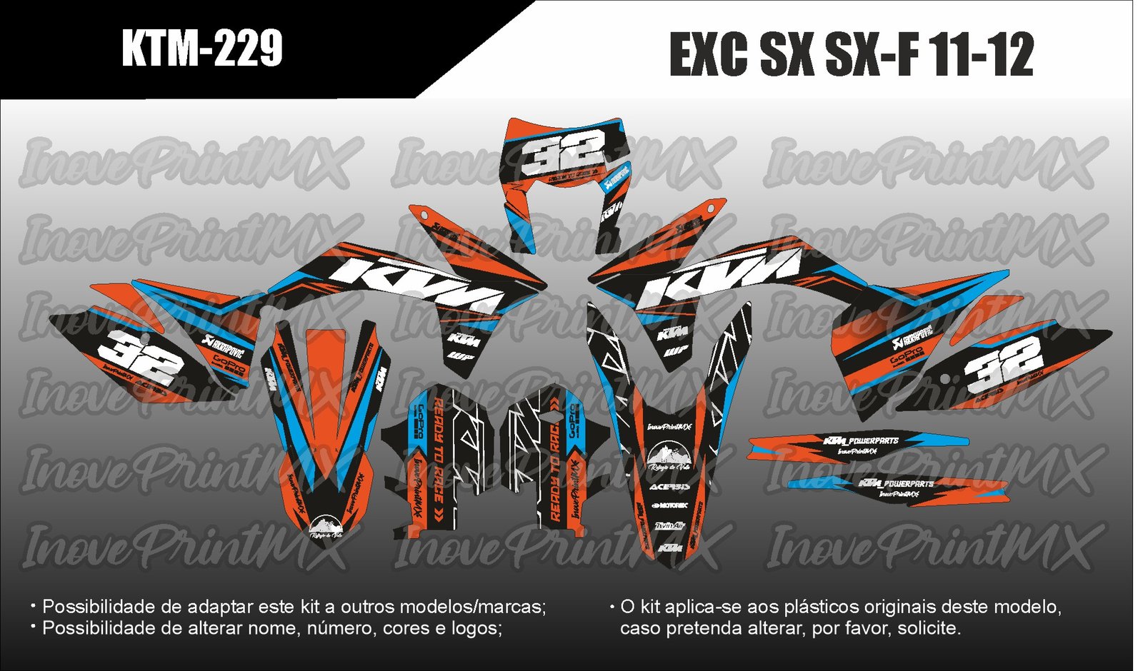 KTM EXC SX SX-F 11 - 12