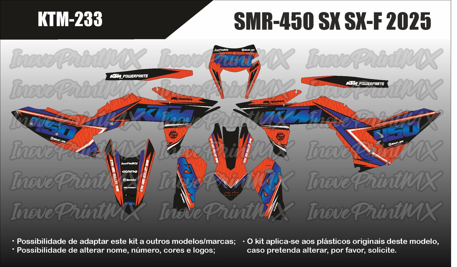 KTM SMR-450 EXC SX SX-F 23 - 25