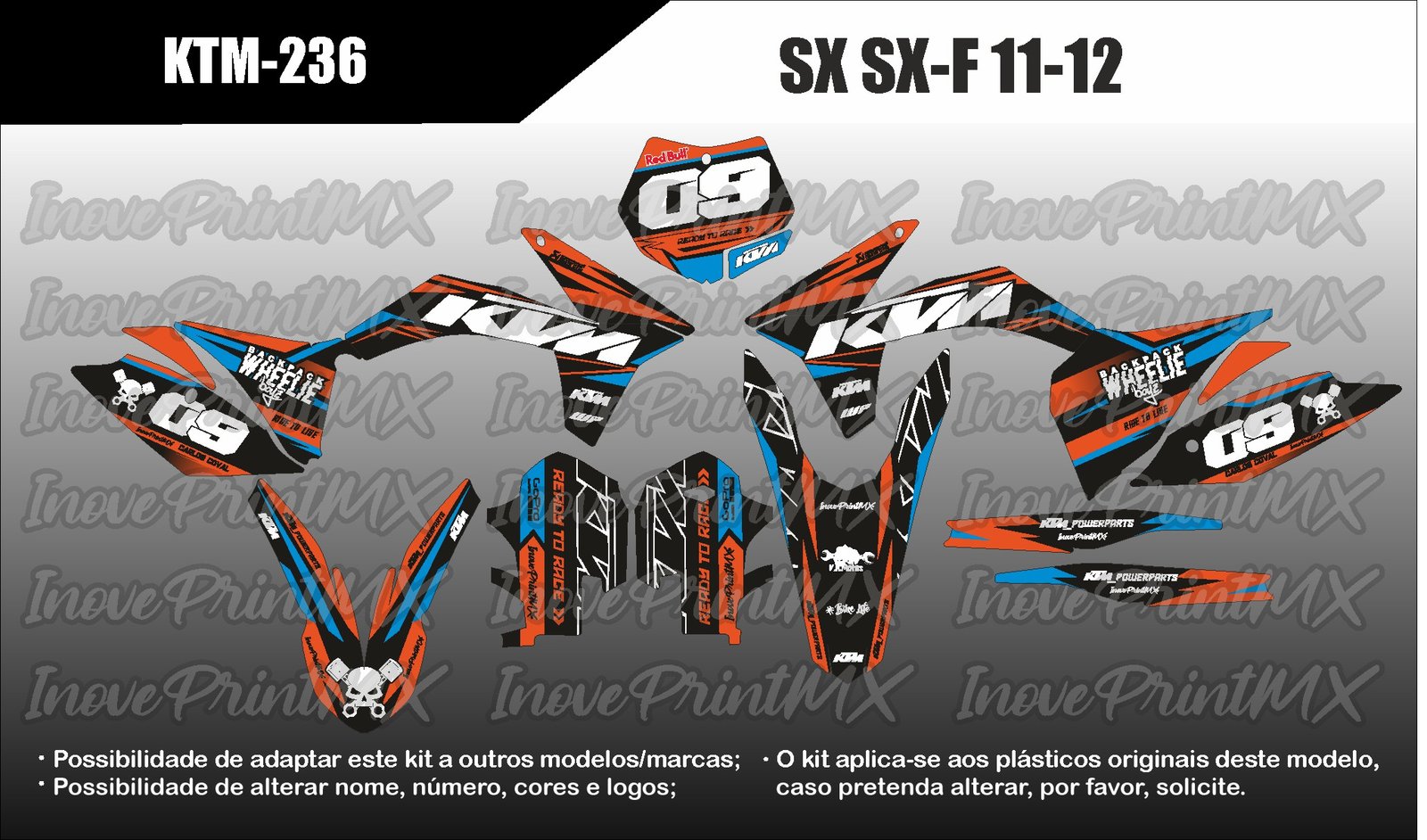 KTM EXC SX SX-F 11 - 12