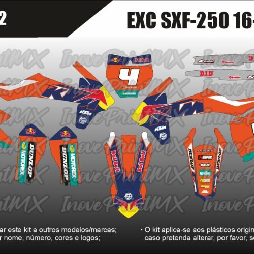 KTM EXC SX SX-F 16 - 18