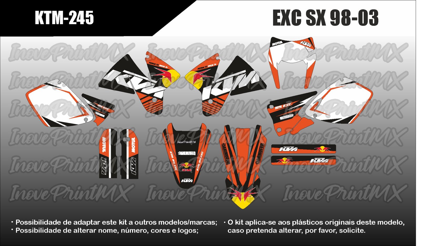 KTM EXC SX SX-F 98 - 03