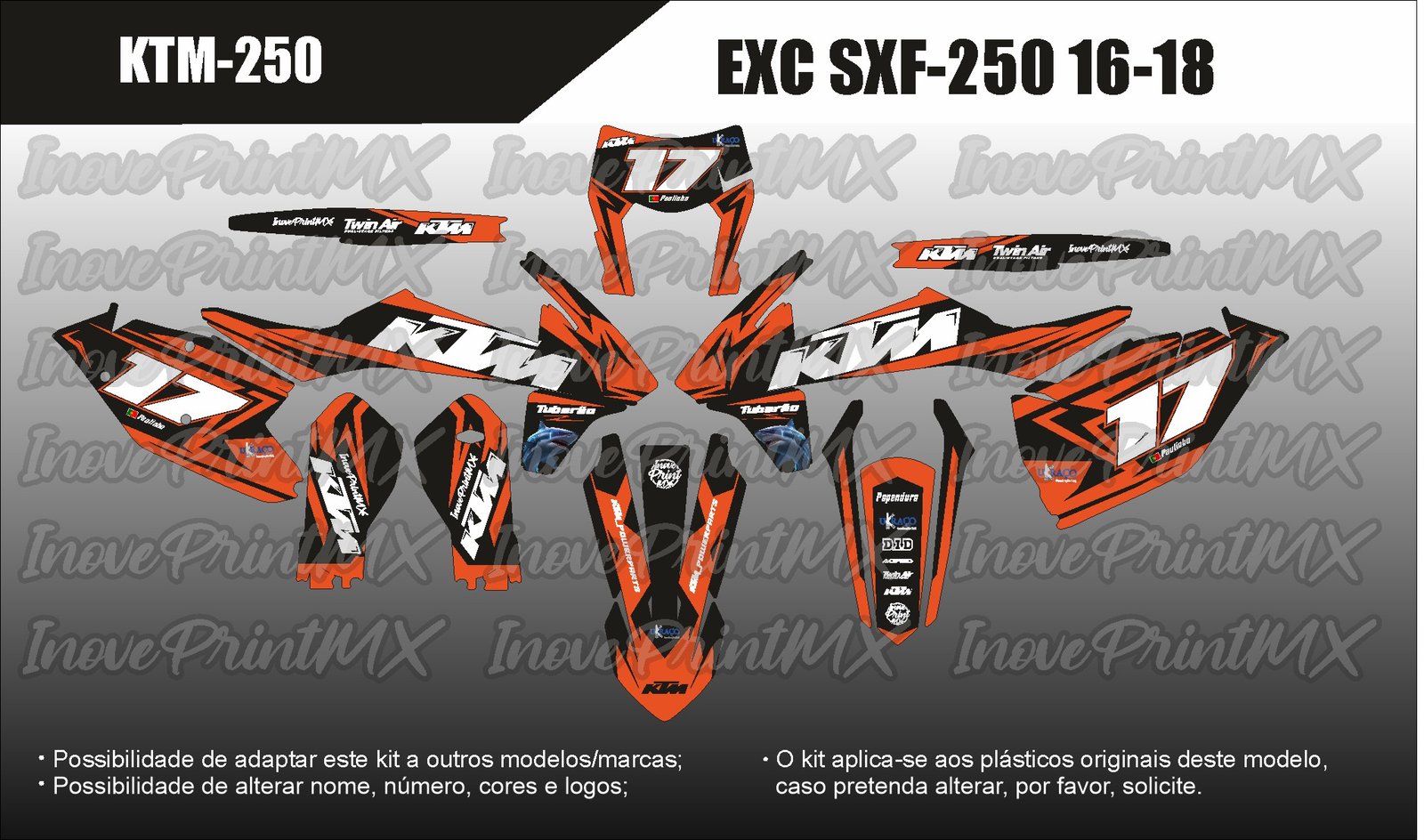 KTM EXC SX SX-F 16 - 18