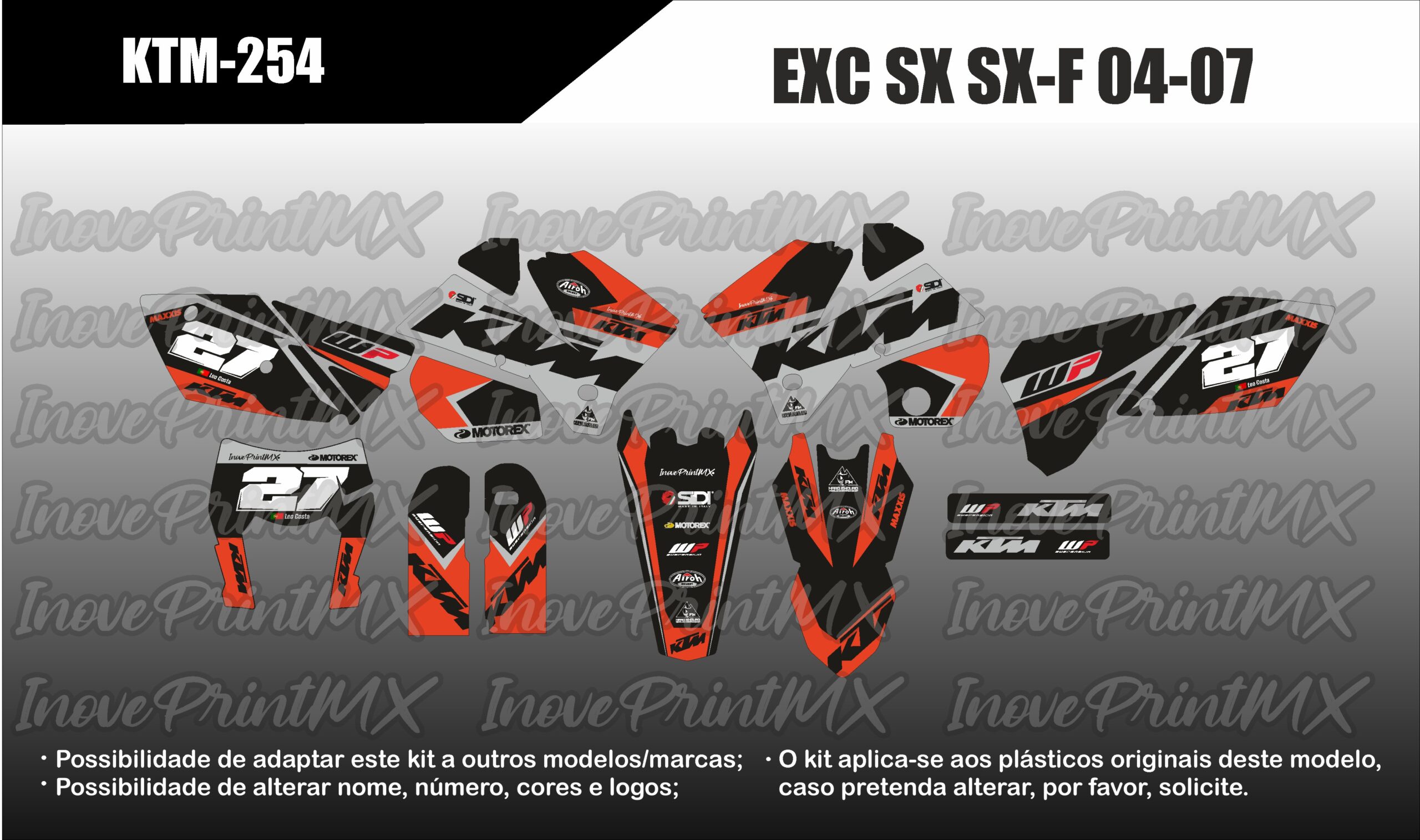 KTM EXC SX SX-F 04 - 07