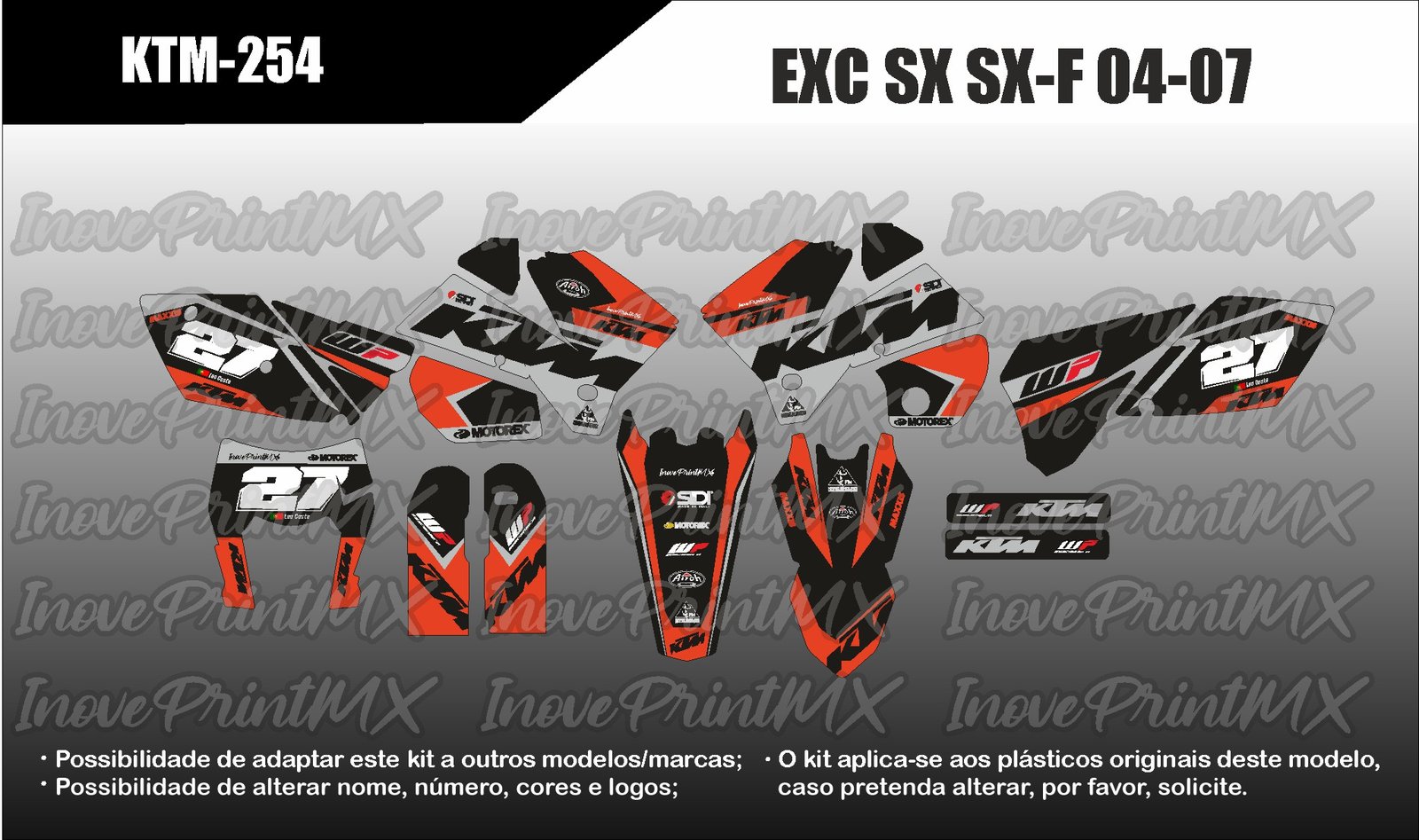 KTM EXC SX SX-F 04 - 07