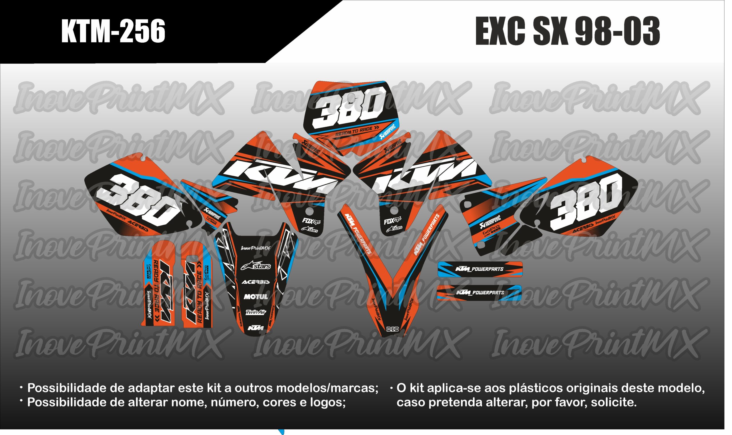 KTM EXC SX SX-F 98 - 03