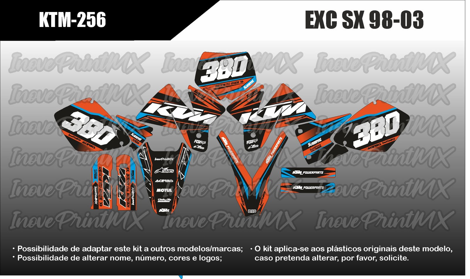 KTM EXC SX SX-F 98 - 03