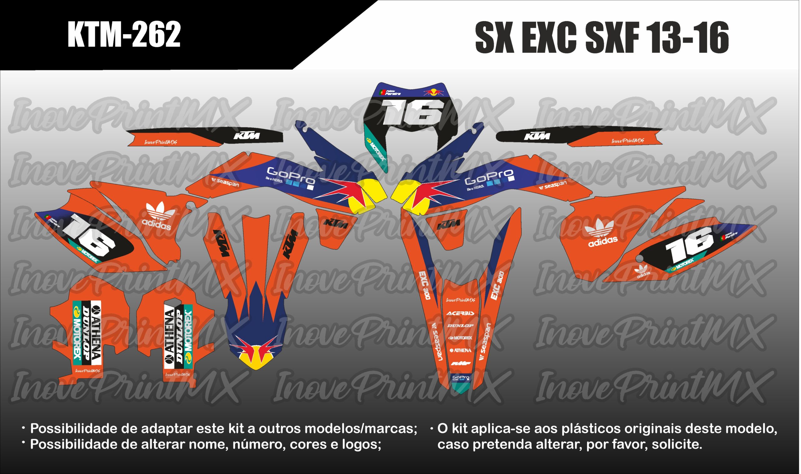 KTM EXC SX SX-F 13 - 16