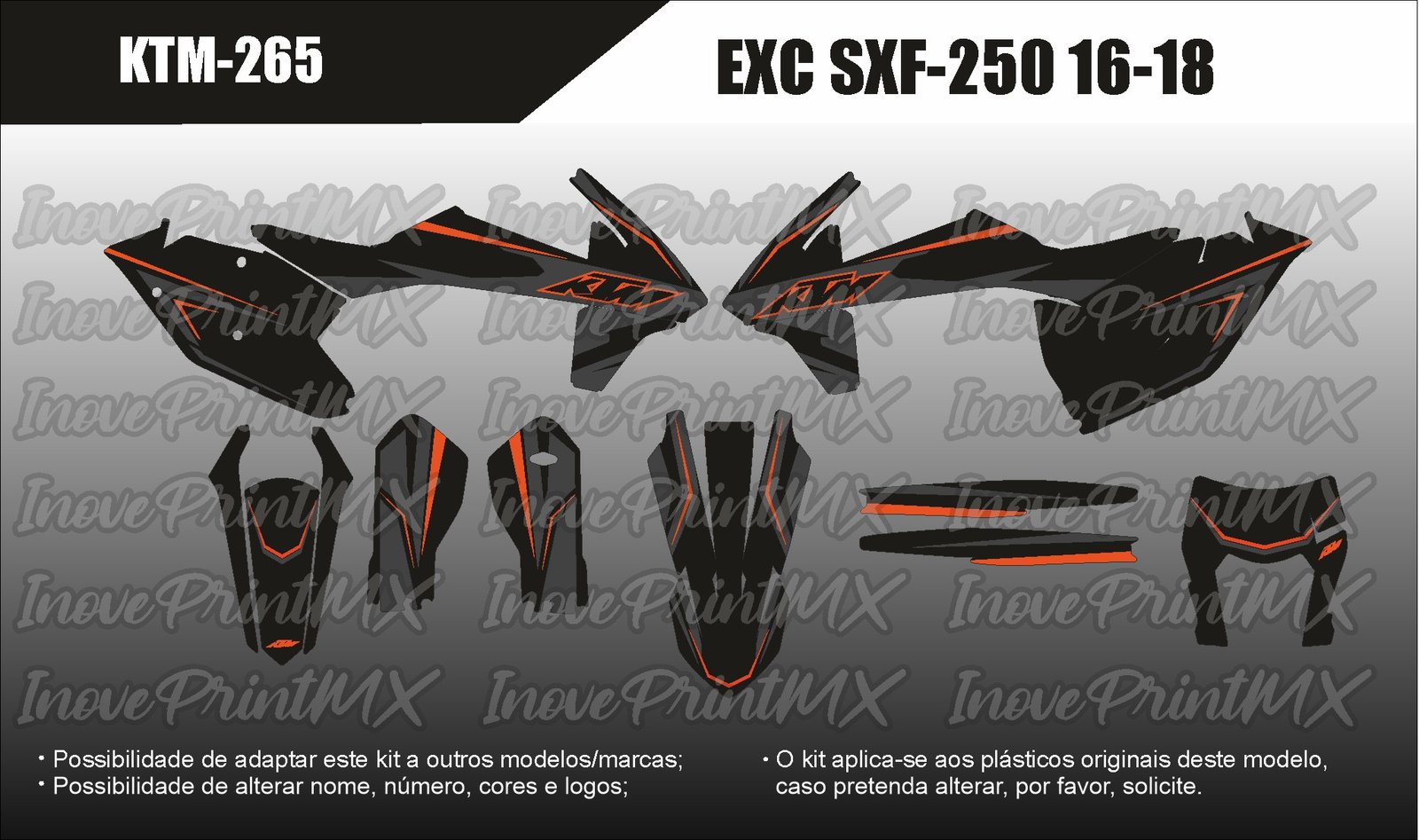 KTM EXC SX SX-F 16 - 18