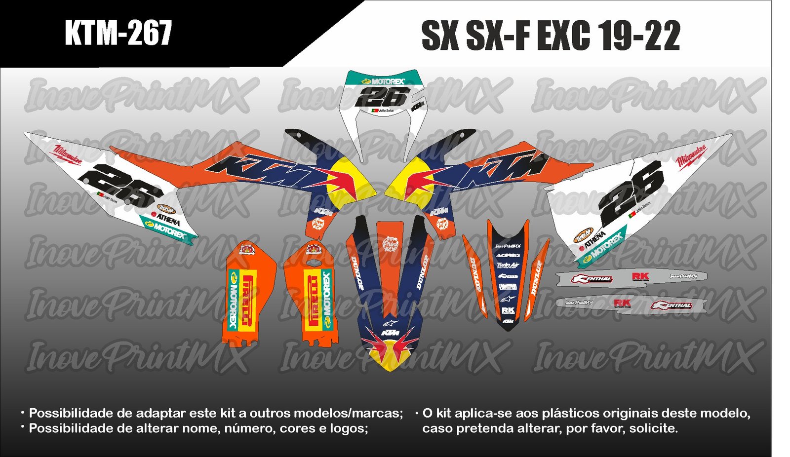 KTM EXC SX SX-F 19 - 23