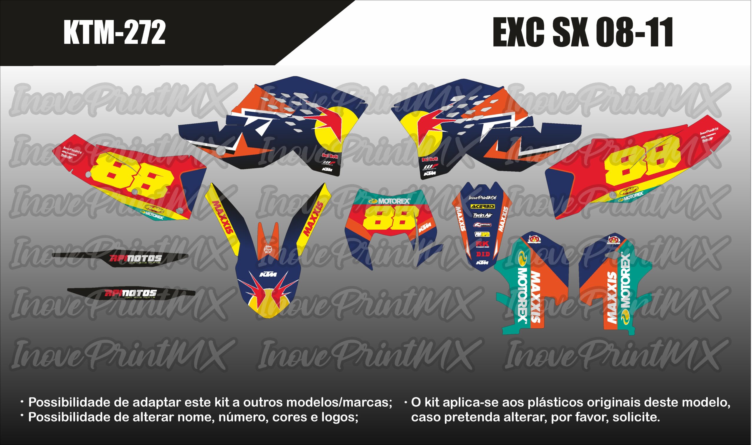 KTM EXC SX SX-F 08 - 11