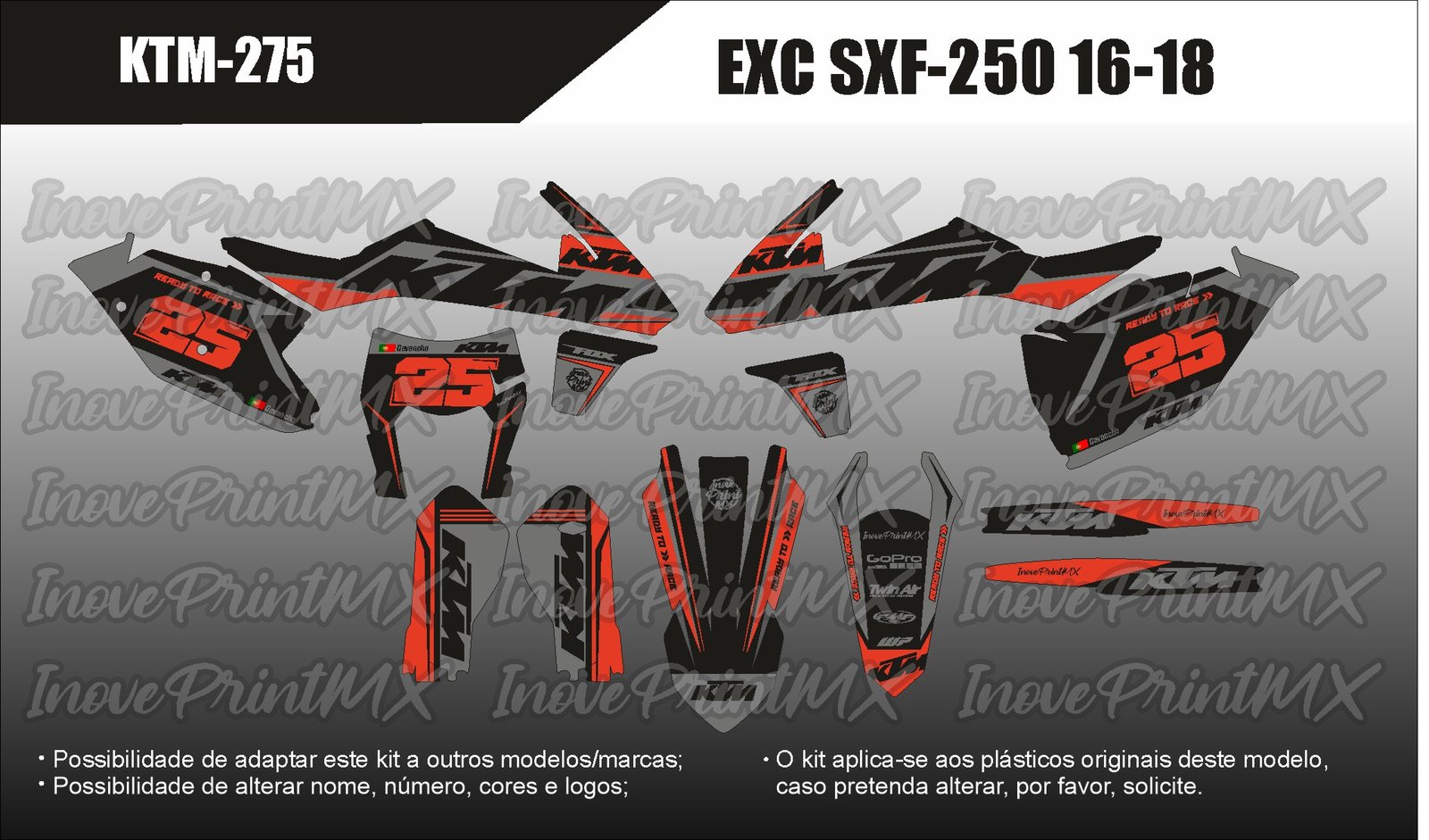 KTM EXC SX SX-F 16 - 18