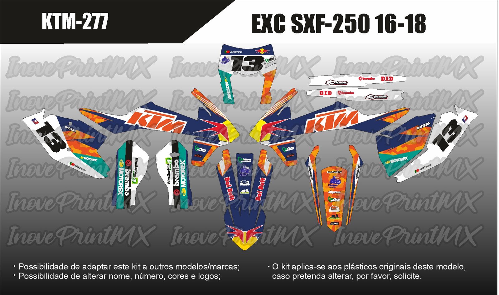 KTM EXC SX SX-F 16 - 18