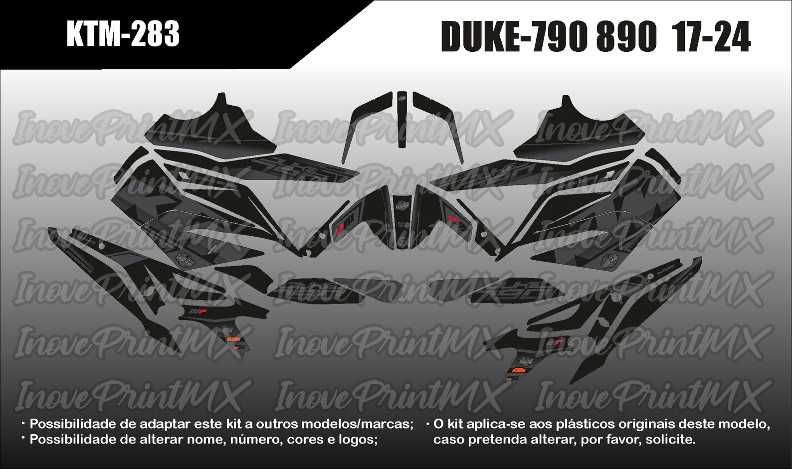 KTM DUKE-790 DUKE-890 17 - 24