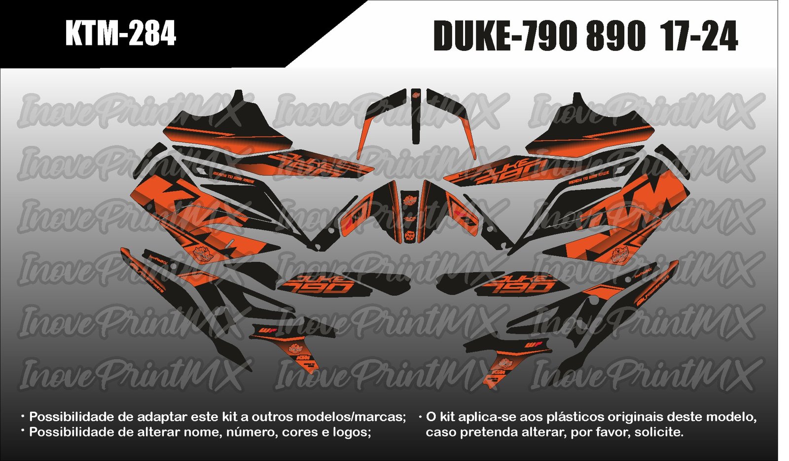 KTM DUKE-790 DUKE-890 17 - 24