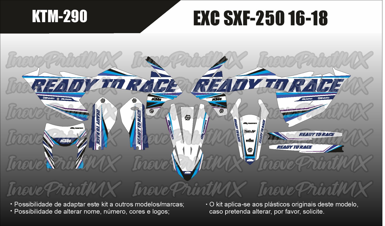 KTM EXC EXC-F SX SX-F 16 - 18