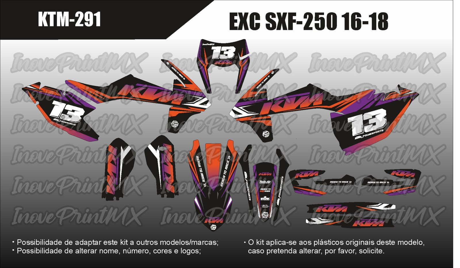 KTM EXC EXC-F SX SX-F 16 - 18