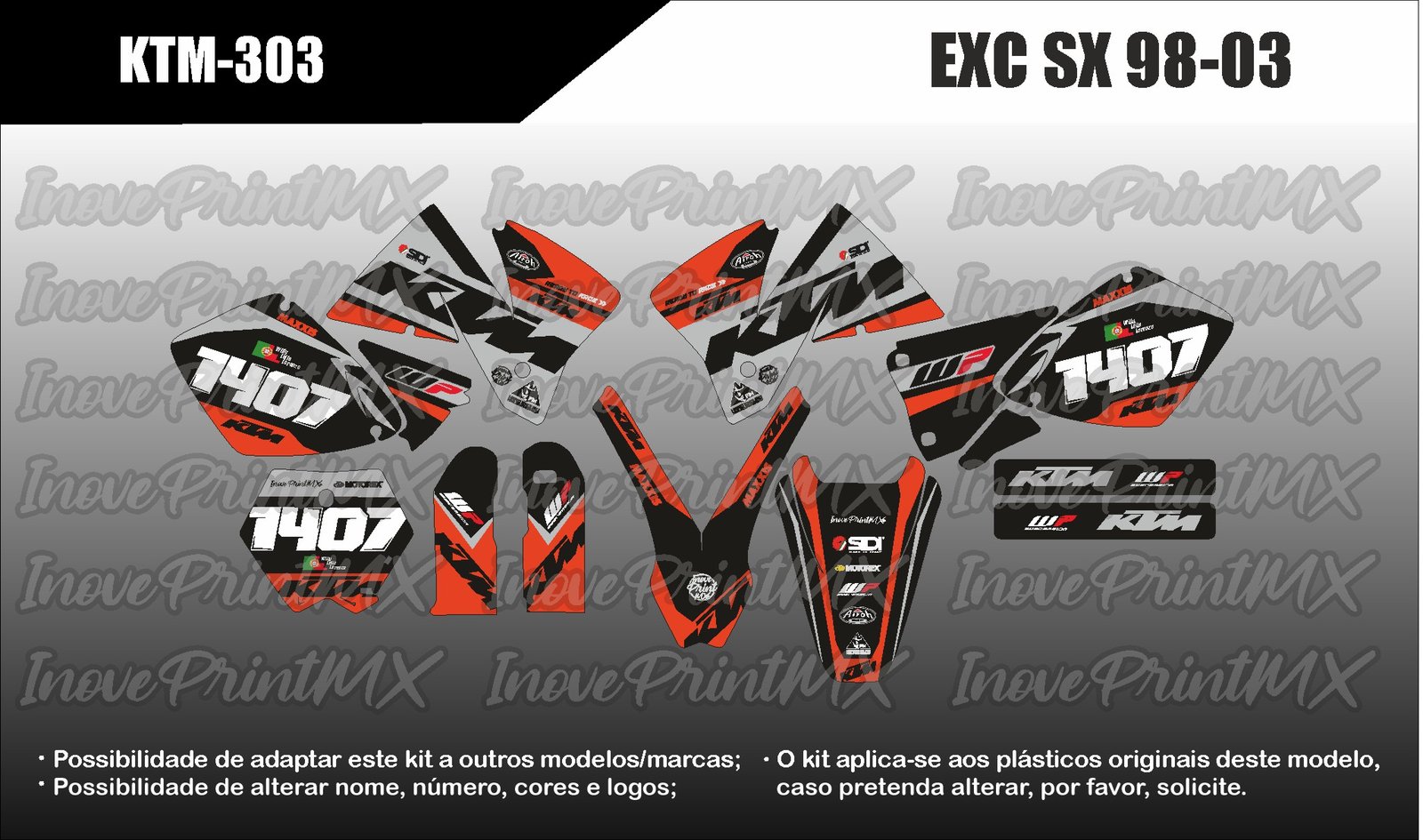 KTM EXC EXC-F SX SX-F 98 - 03
