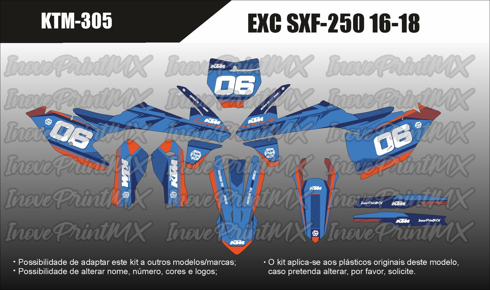 KTM EXC EXC-F SX SX-F 16 - 18