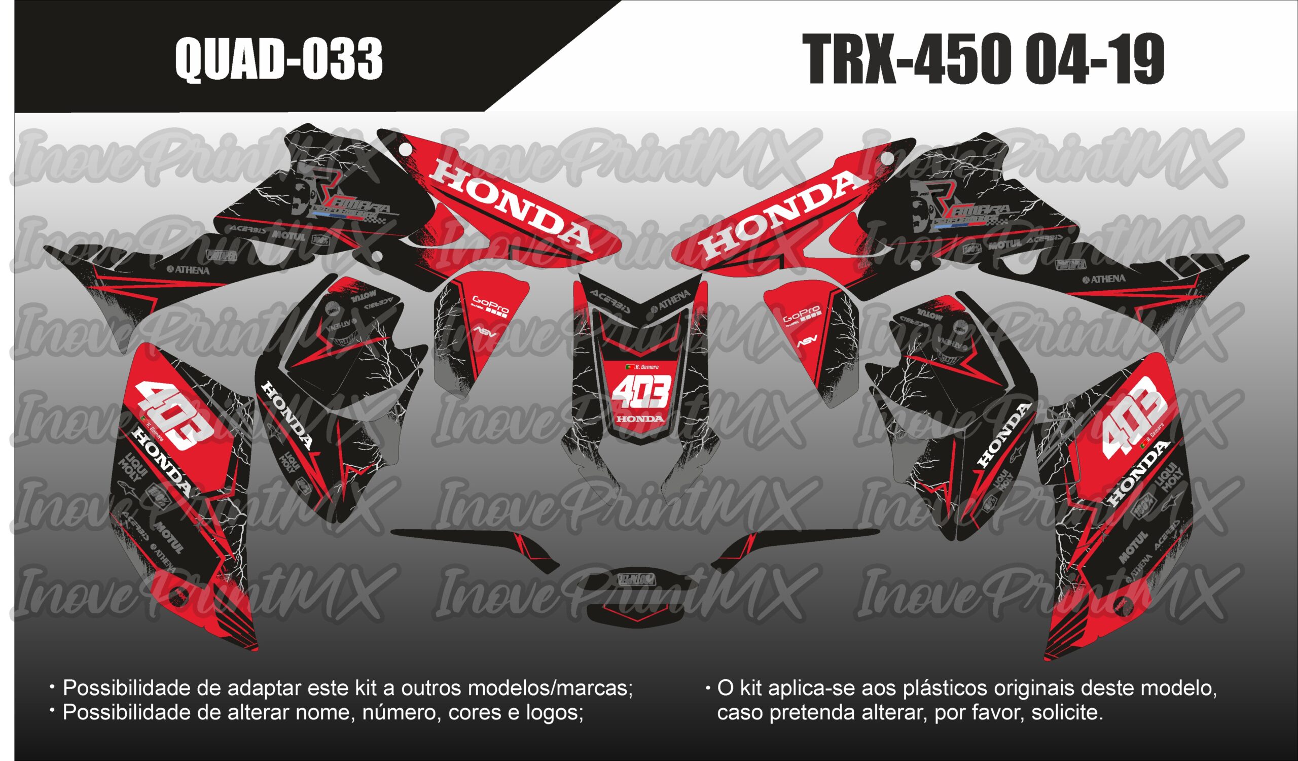 Quadriciclos TRX-450 04 - 19