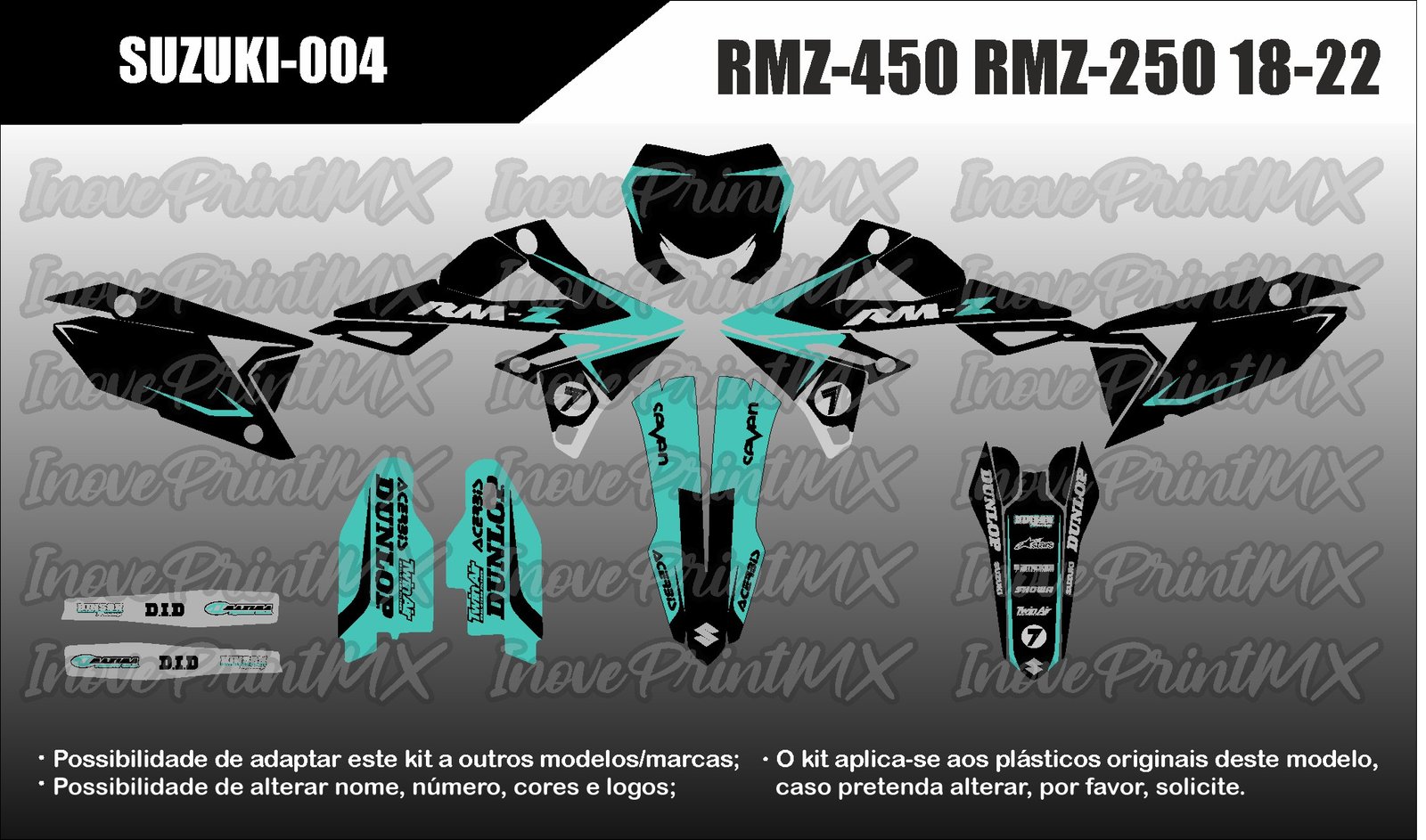 Suzuki RMZ-250 RMZ-450 18 - 22