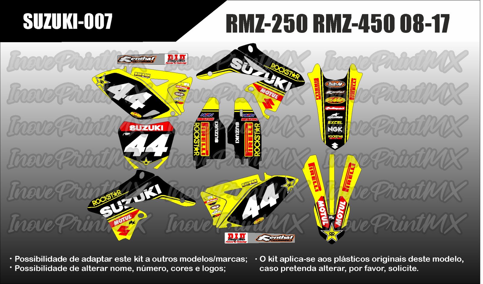 Suzuki RMZ-250 RMZ-450 08 - 17