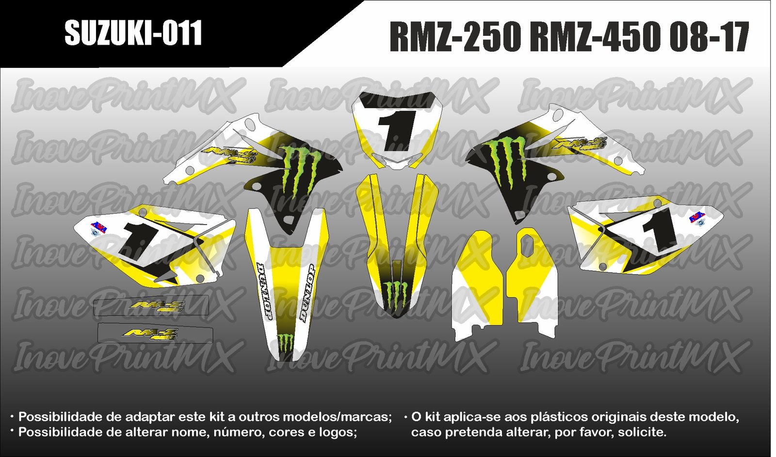 Suzuki RMZ-250 RMZ-450 08 - 17