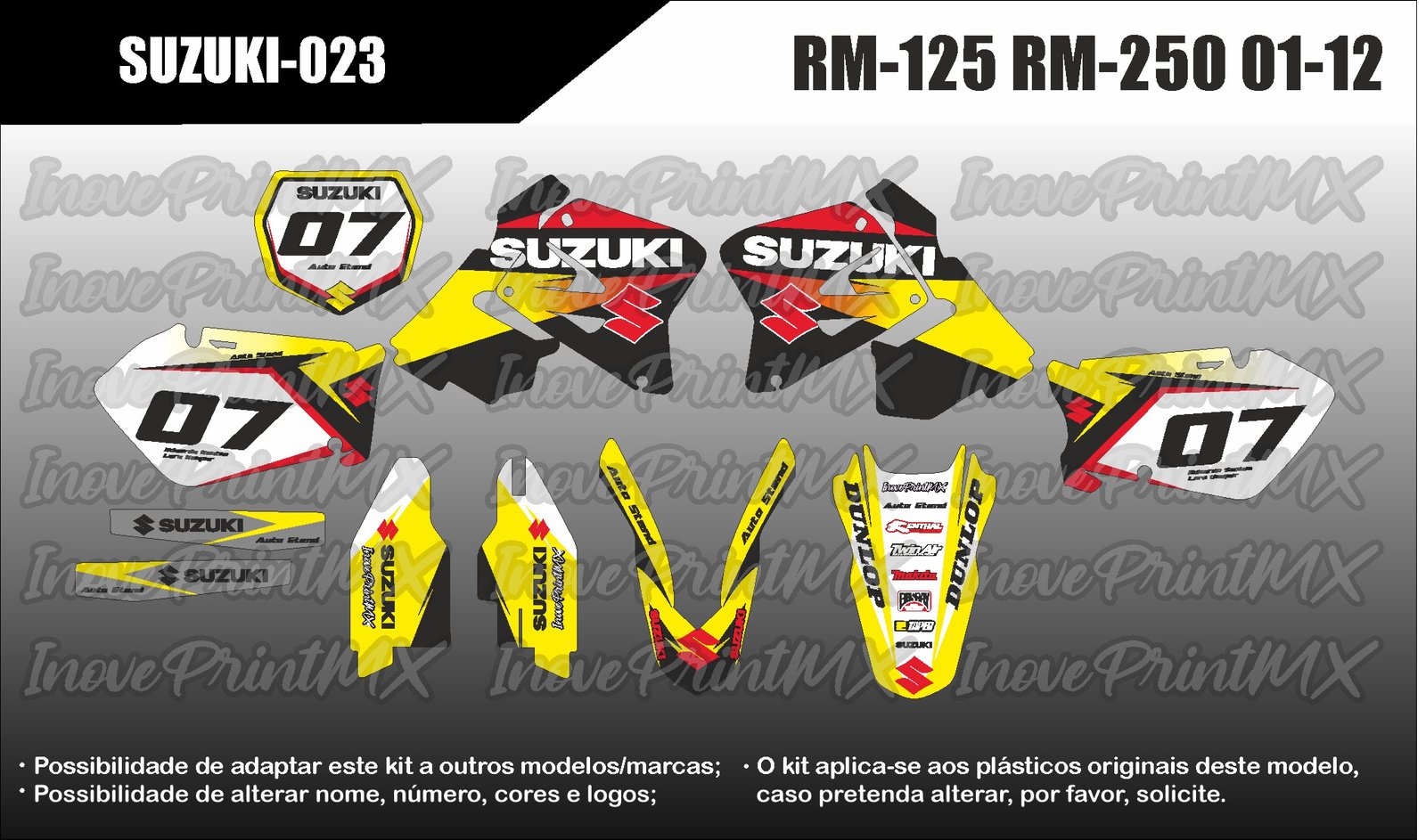 Suzuki RM-125 RM-250 01 - 12