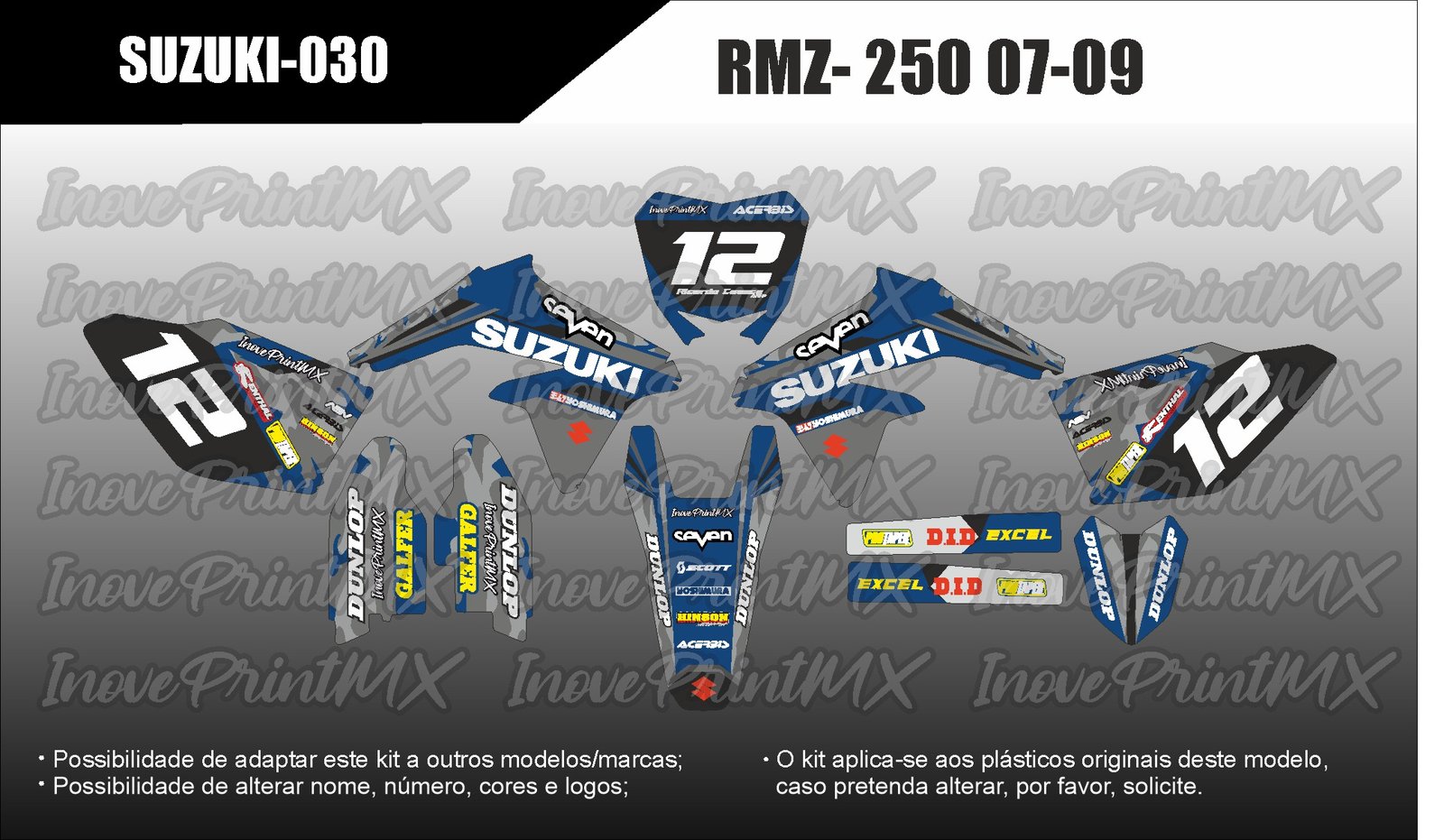 Suzuki RMZ-250 07 - 09