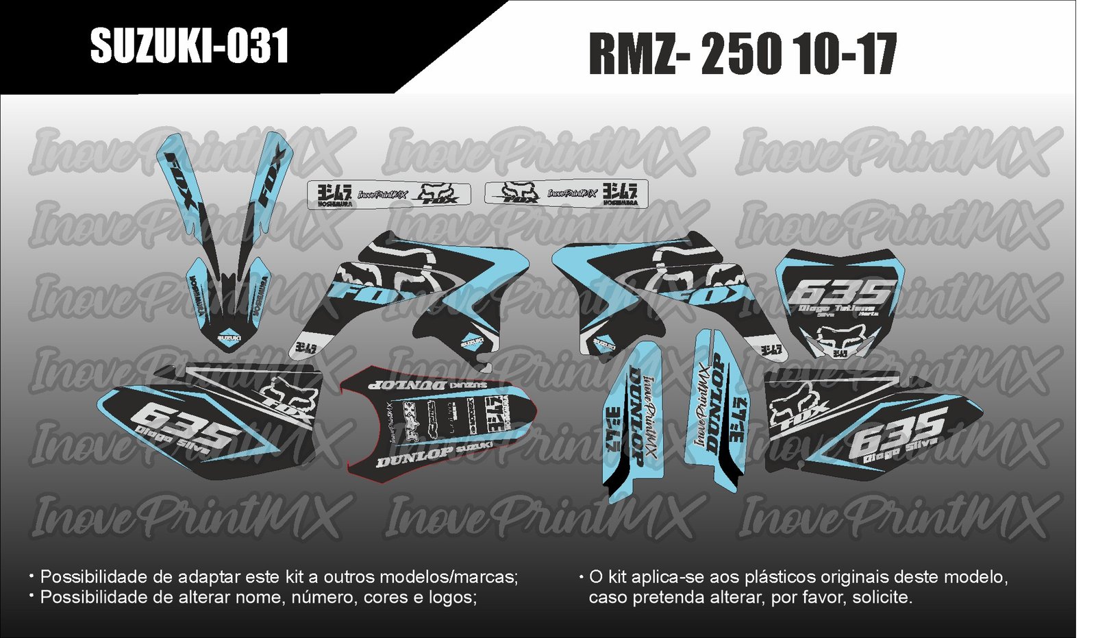 Suzuki RMZ-250 10 - 17