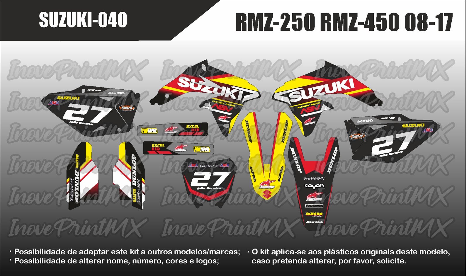 Suzuki RMZ-250 RMZ-450 08 - 17